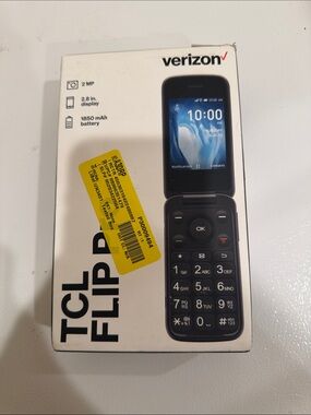 TCL FlipR2 Flip Phone - Black